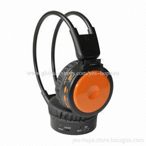 Wireless FM radio headset